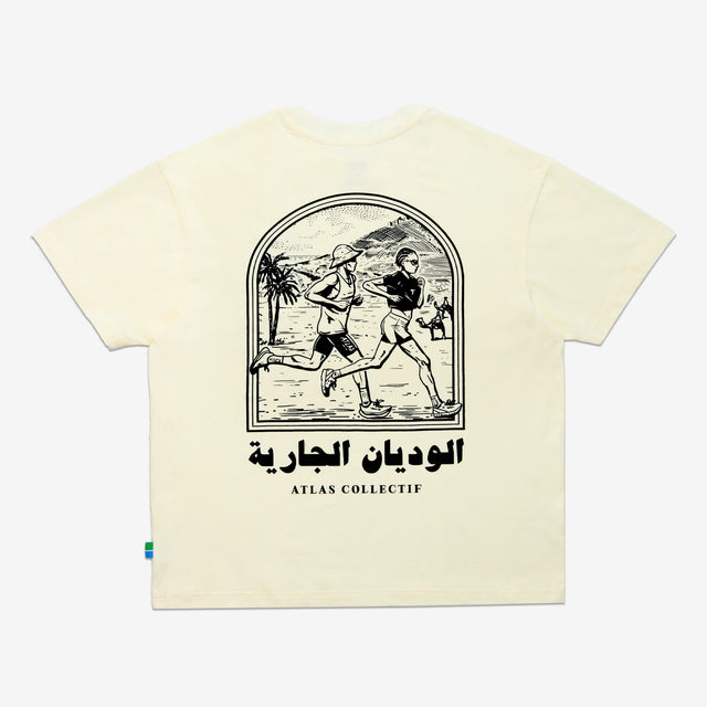 Wadi Organic Cotton Tee - Cream