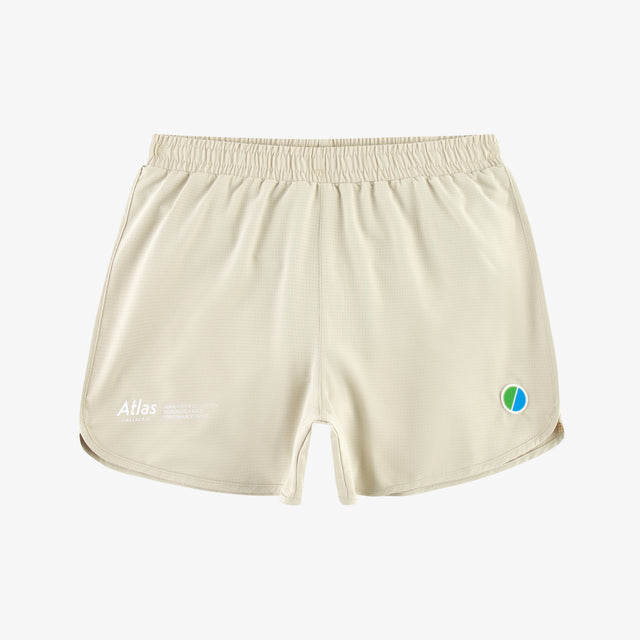 Aeria Fortis 4" WMNS Race Shorts Beige