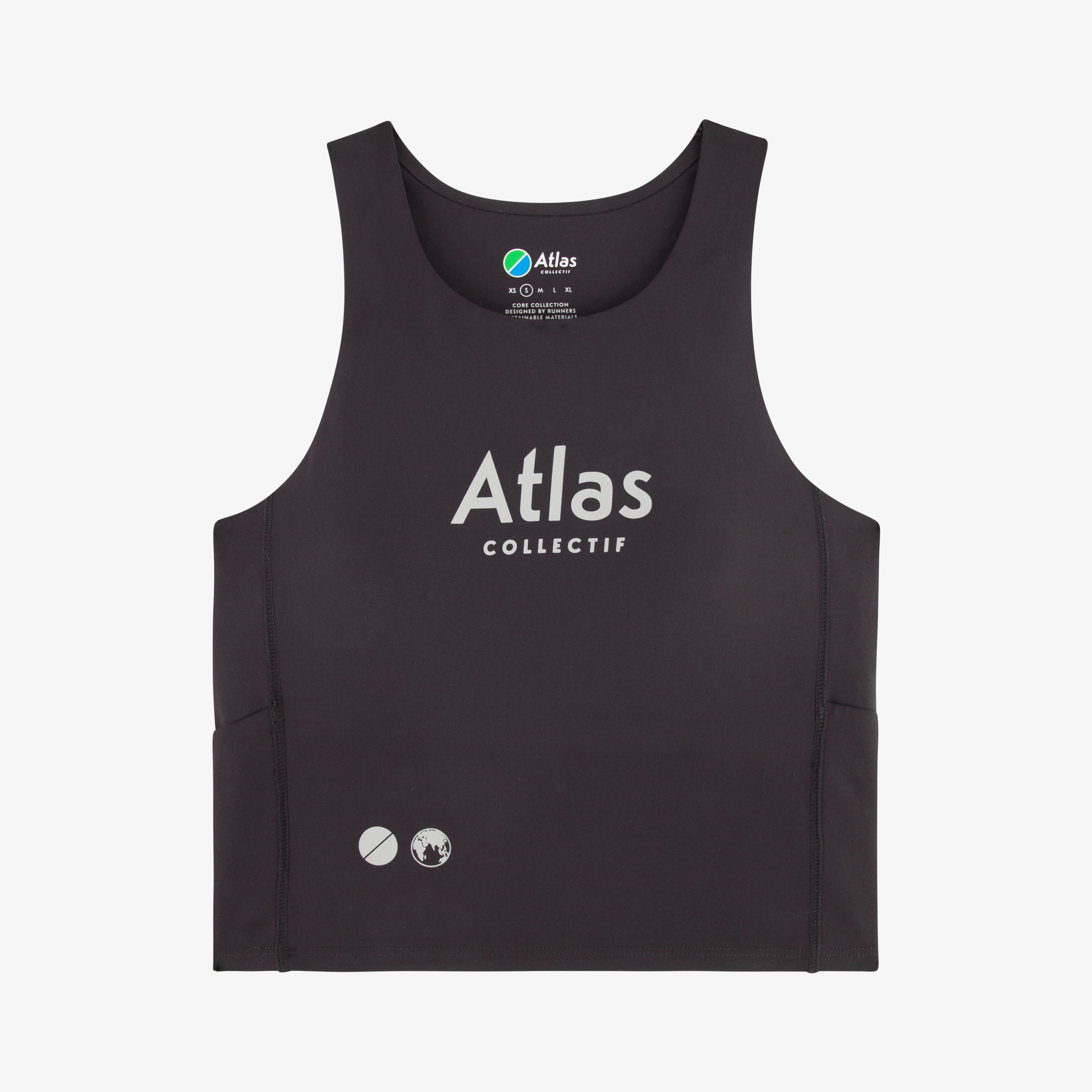 Illumi Trax WMNS Running Crop Tank Black – Atlas Collectif