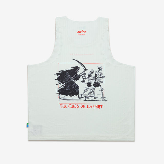 AC x Godspeed Aeria Ultra Race Singlet - White