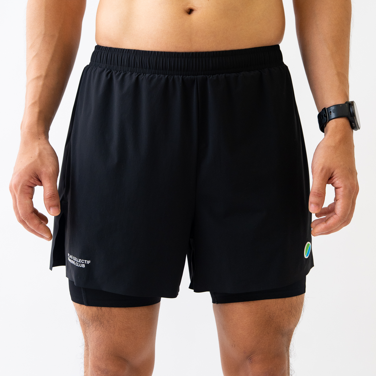 ACRC Hybrid 2-in-1 Shorts - Black