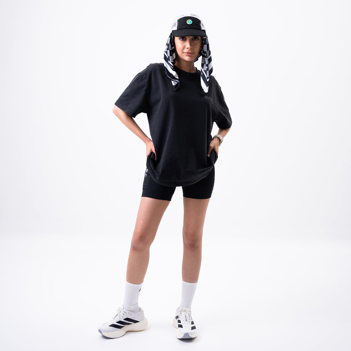Equipment 3M Reflective Washed Tee Black