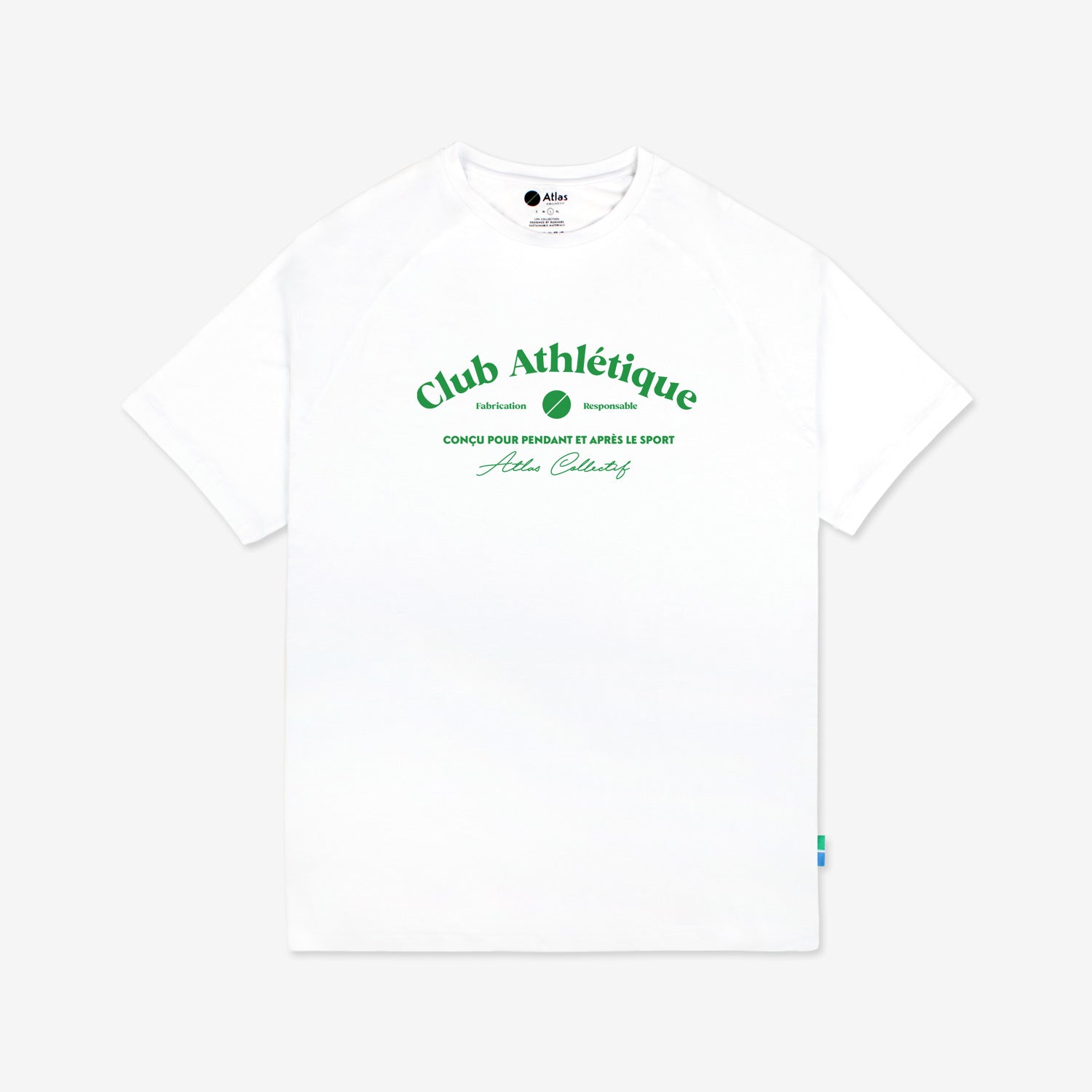 Club Athlétique Tee White - Atlas Collectif