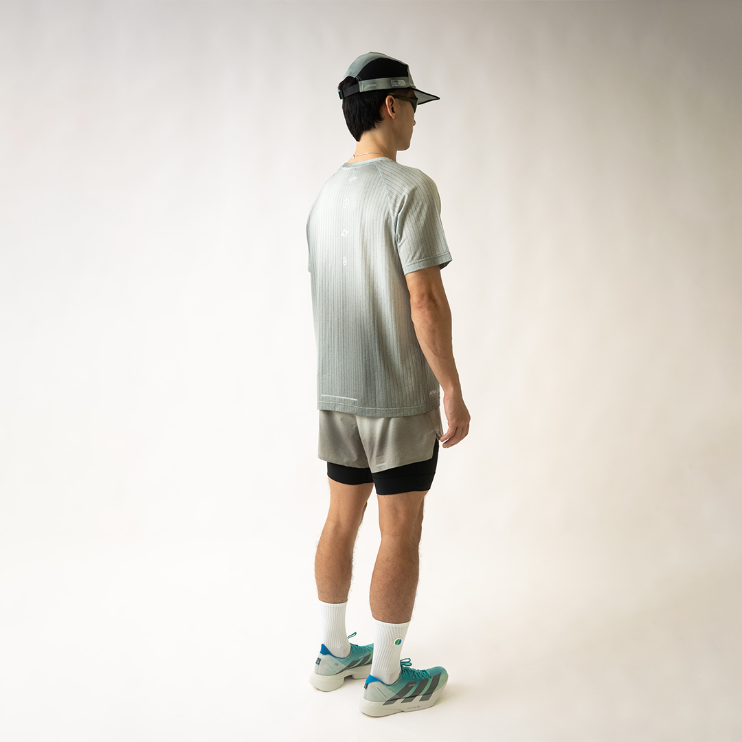 Aeria Ultra Race Tee - Gradient Sage