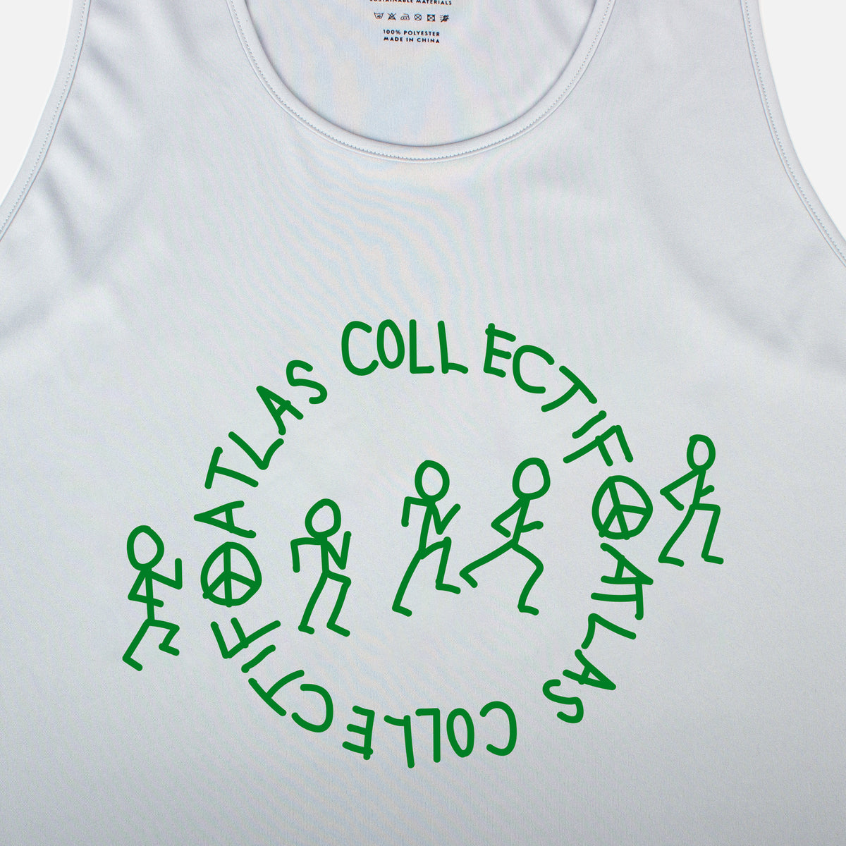 Stride & Quest Singlet - Light Grey