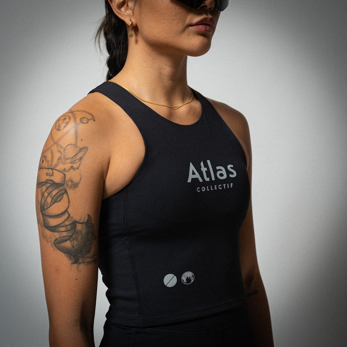 Illumi Trax WMNS Performance Crop Tank - Black