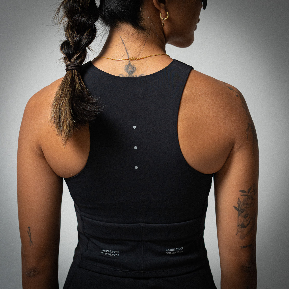 Illumi Trax WMNS Performance Crop Tank - Black
