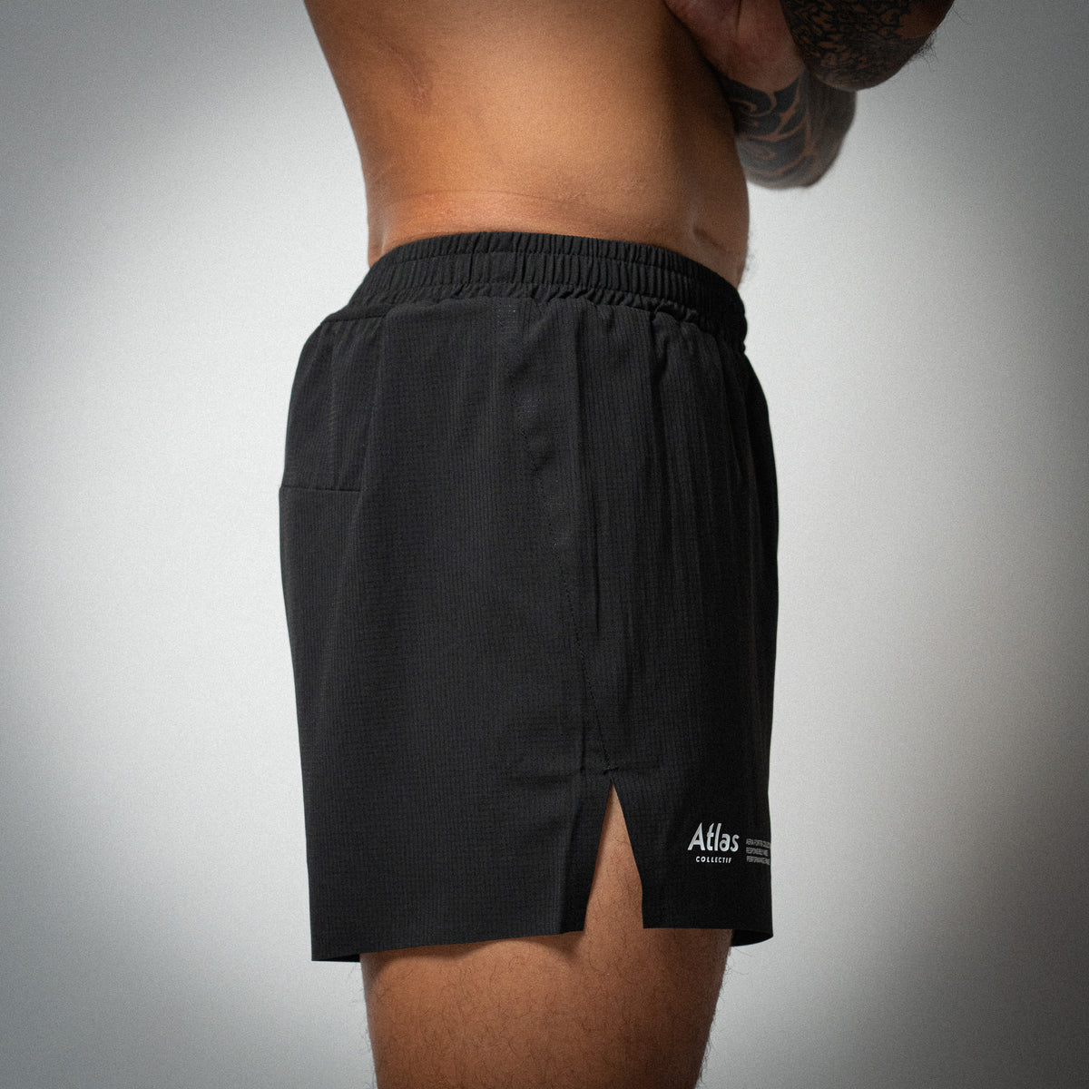 Aeria Fortis 4" Race Shorts Black