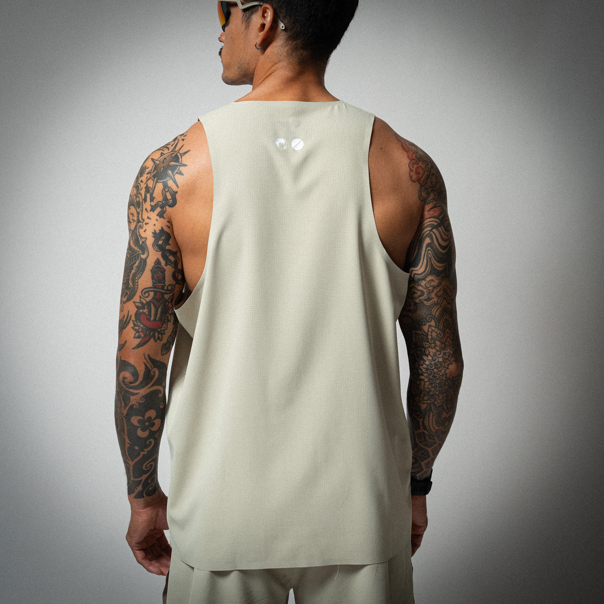 Aeria Fortis Race Tank Beige