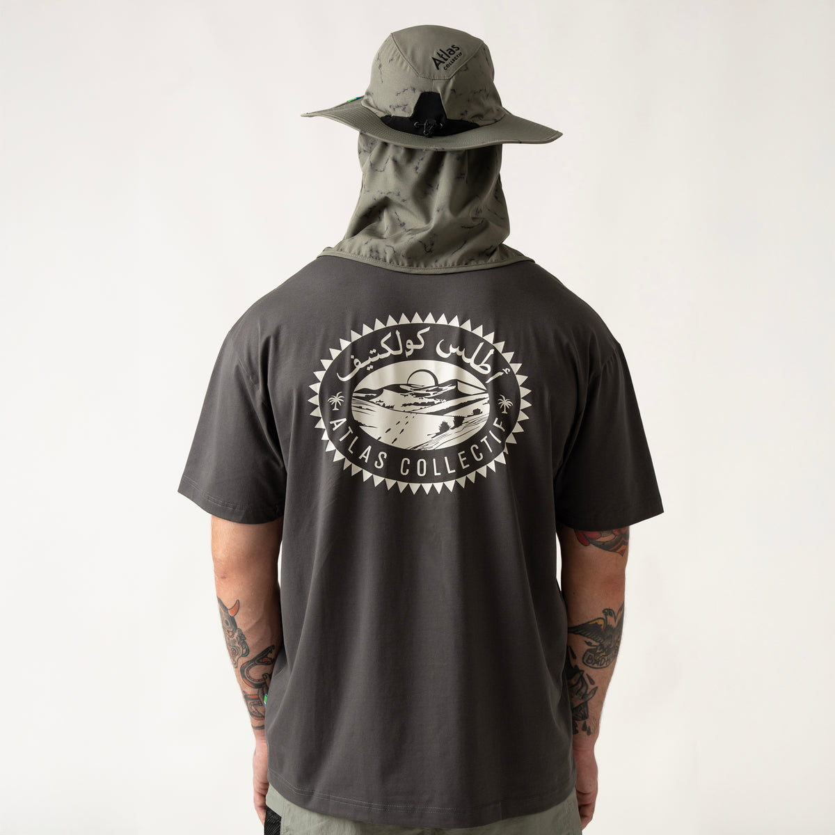 International Running Club Organic Cotton Tee - Dark Grey