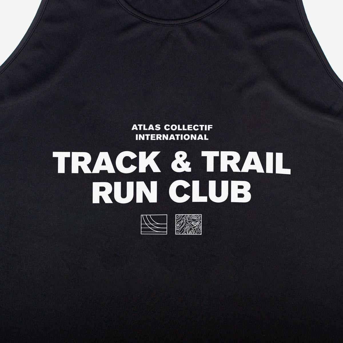 Track & Trail Run Singlet - Black