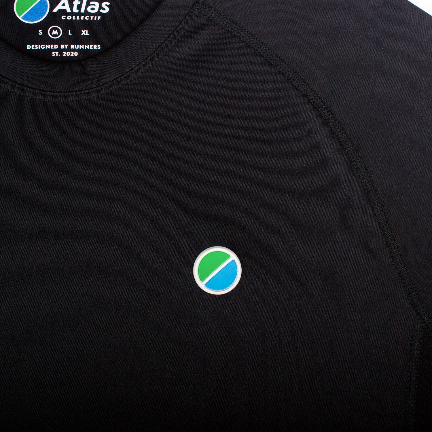 Core Running Tee - Black - Atlas Collectif