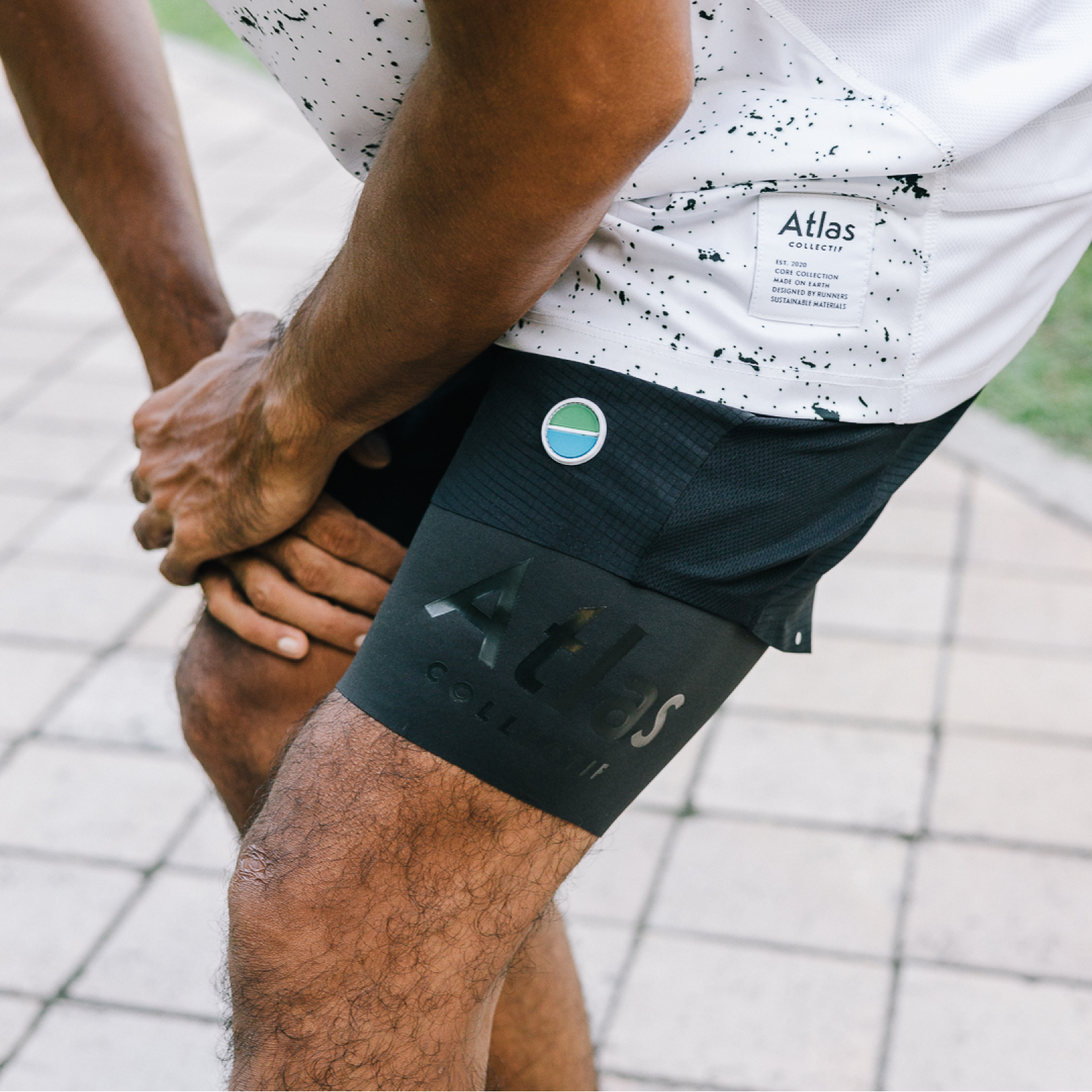 Core 2 in 1 Running Shorts - Black - Atlas Collectif