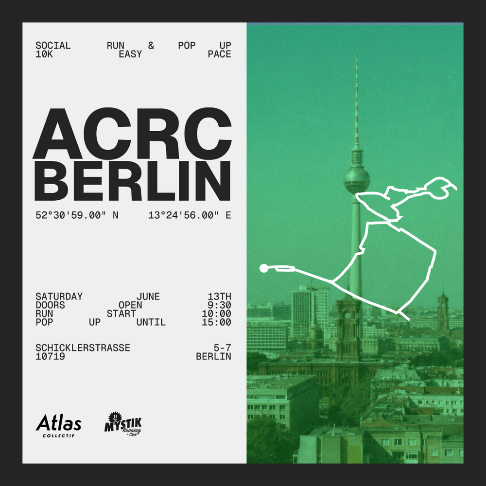 ACRC Berlin Social Run & Atlas Collectif Pop-Up