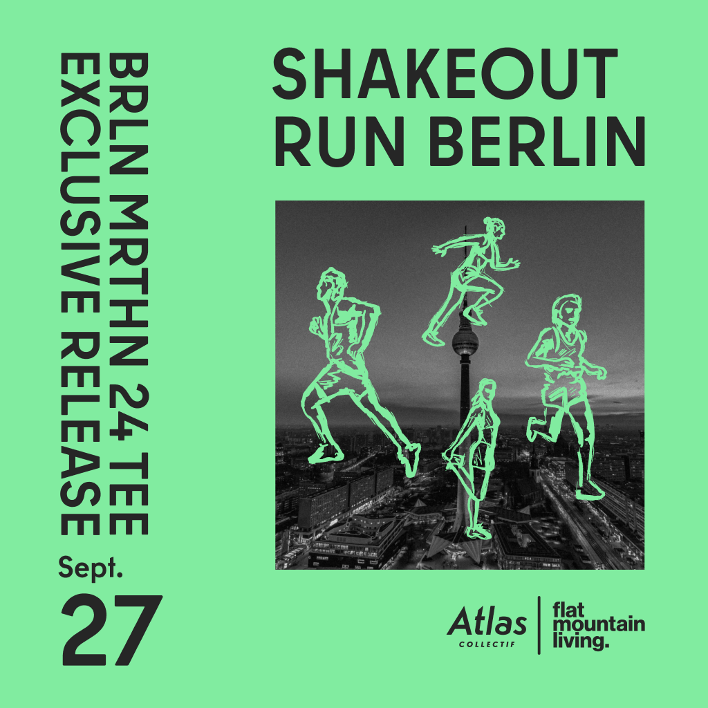 Atlas Collectif and FML Celebrate Berlin’s 50 Years of Marathon with a Shakeout Run & Exclusive Souvenir T-Shirts