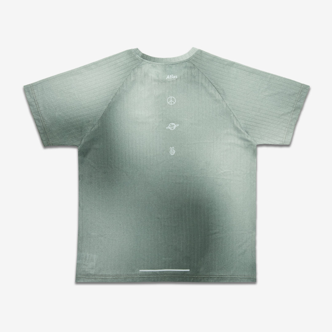 Aeria Ultra Race Tee - Gradient Sage