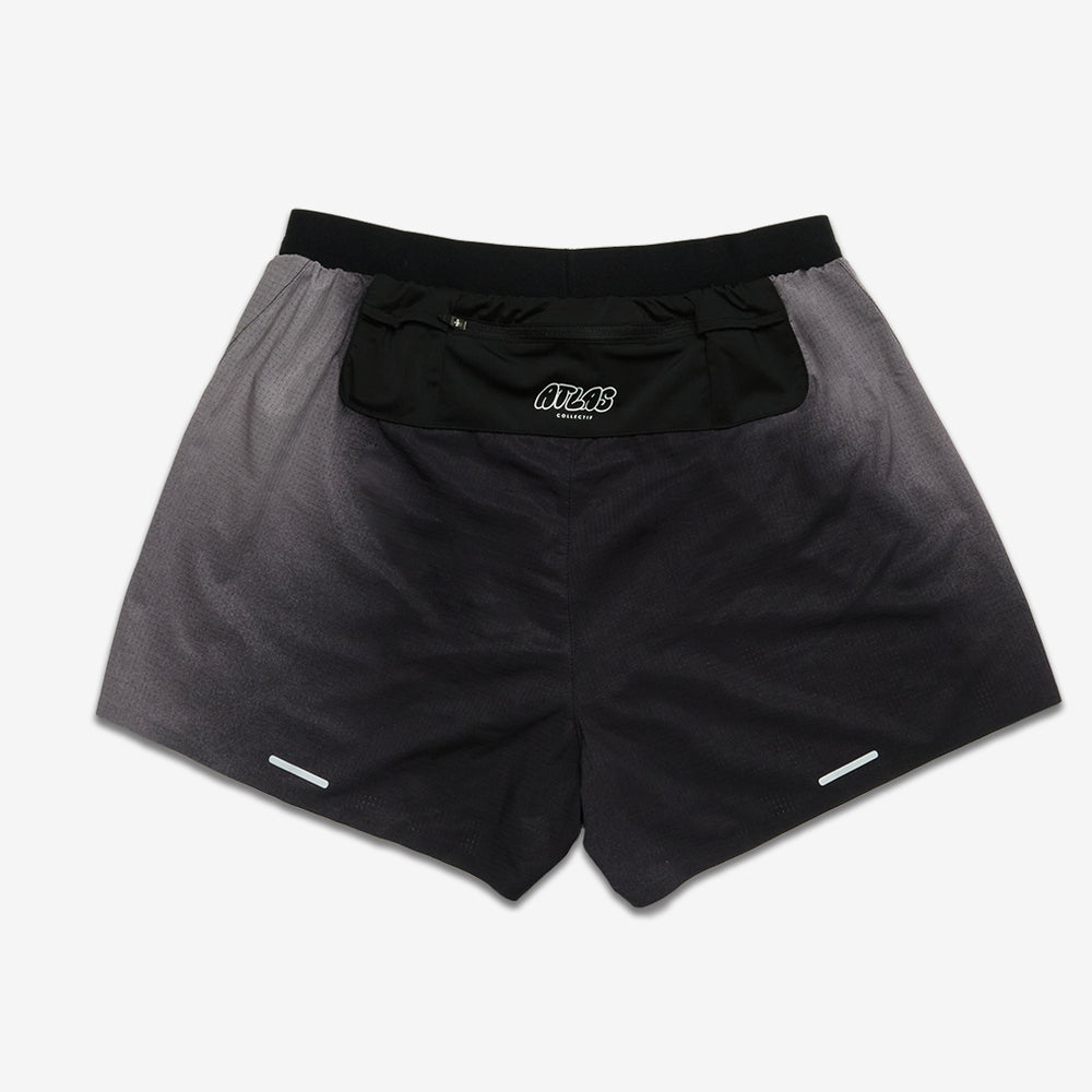 Aeria Ultra Race 4" Run Shorts - Gradient Black