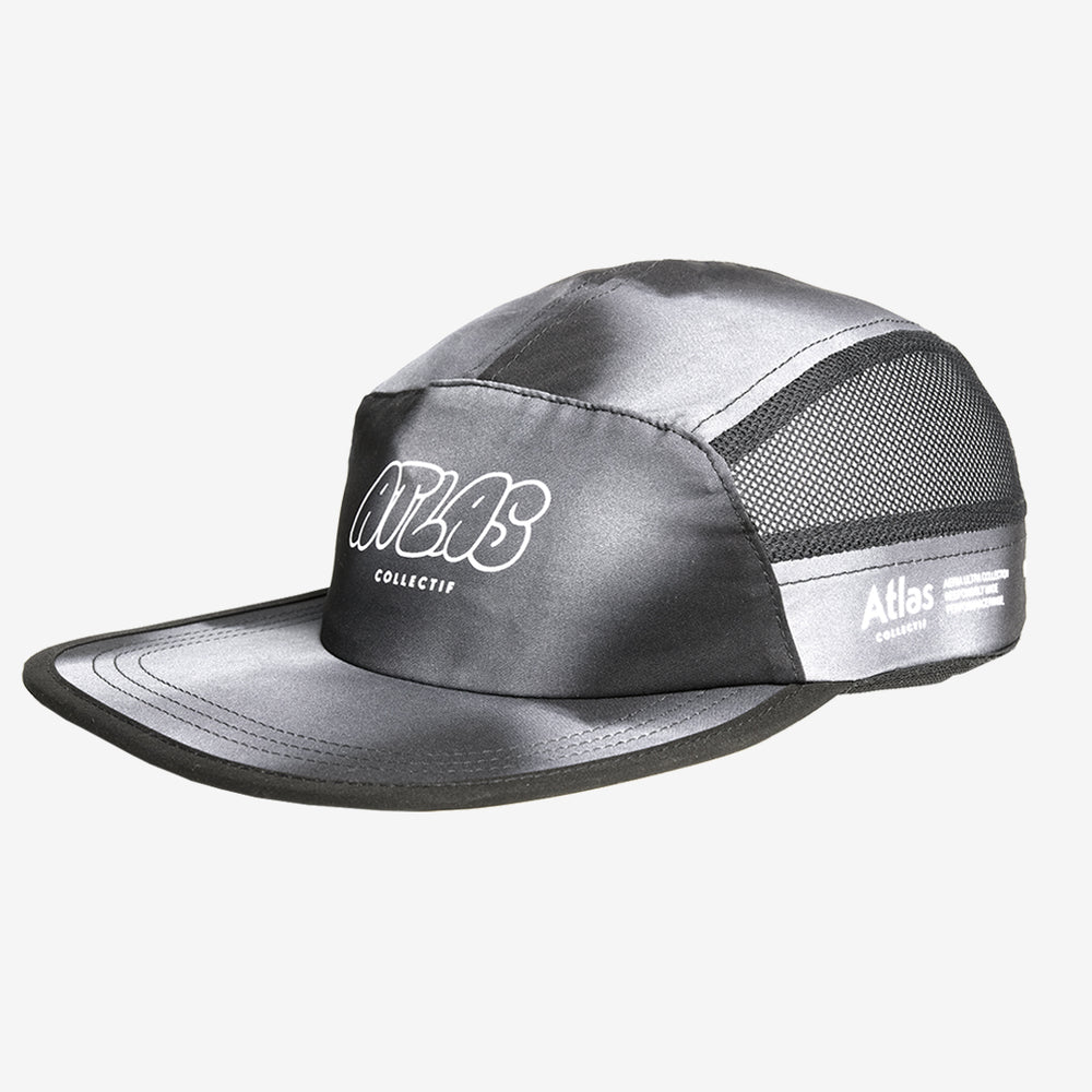 Aeria Ultra Race Run Cap - Gradient Black