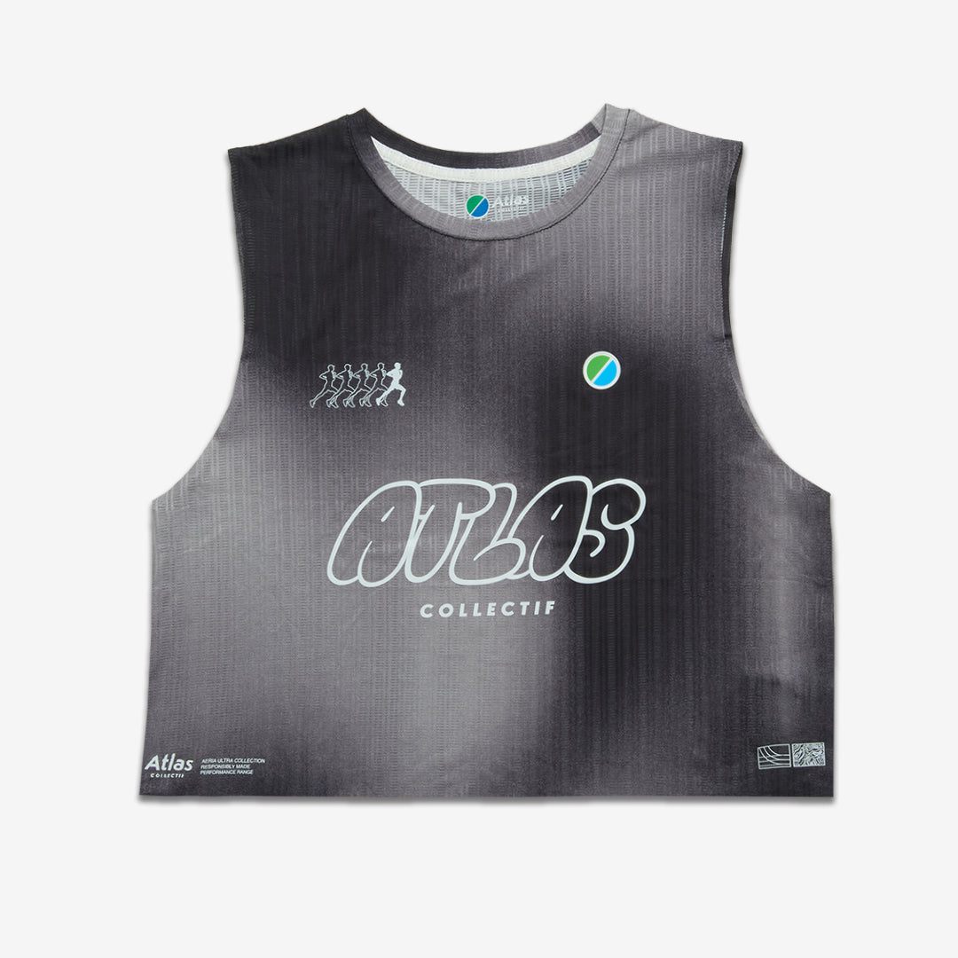 Aeria Ultra WMNS Crop Tee Gradient Black