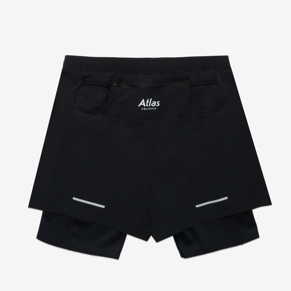 ACRC Hybrid 2-in-1 Shorts - Black