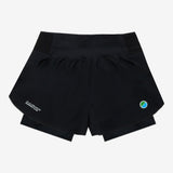 ACRC Hybrid WMNS 2- in-1 Shorts - Black