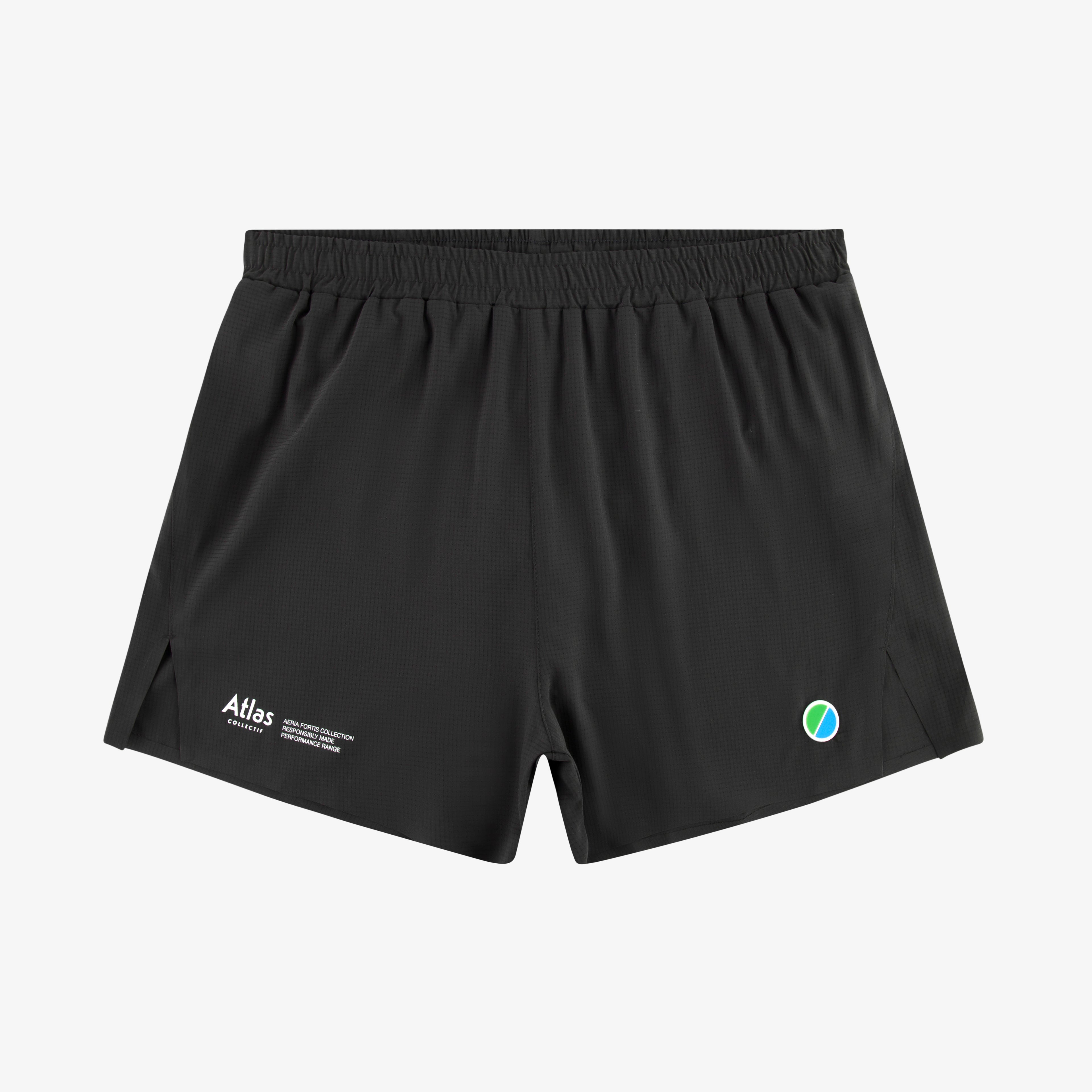 Aeria Fortis 4" Race Shorts Black