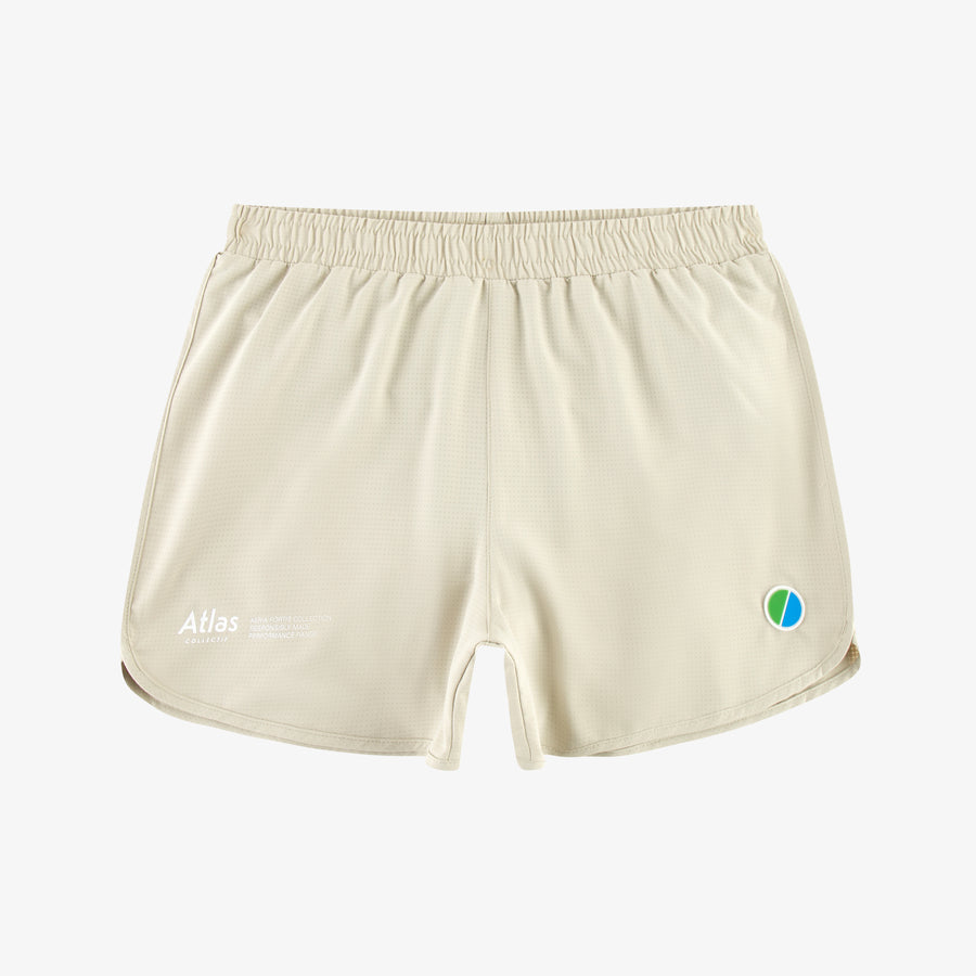 Aeria Fortis 4" WMNS Race Shorts Beige