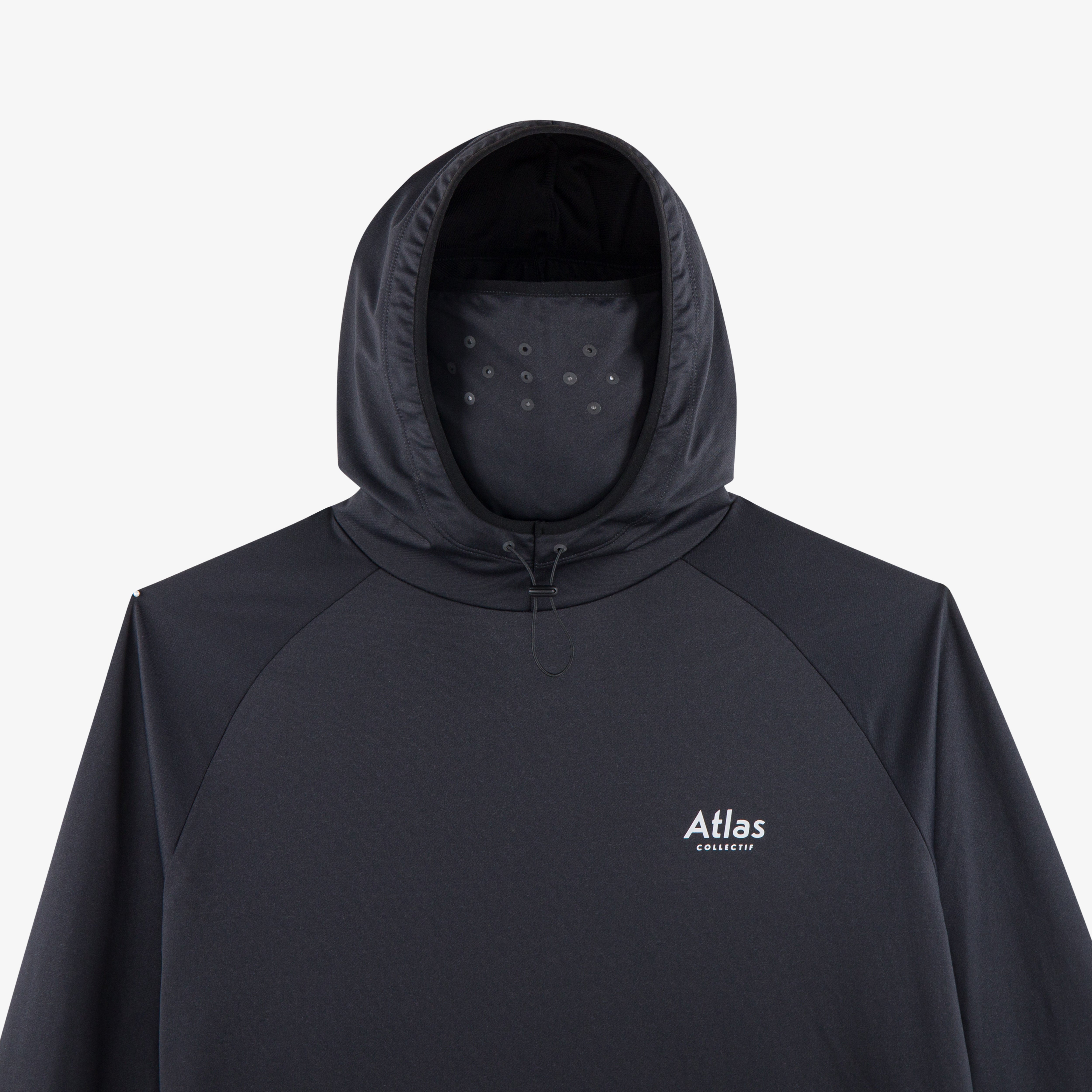 Atlas Collectif Illumi Trax Running Balaclava Hoodie Black