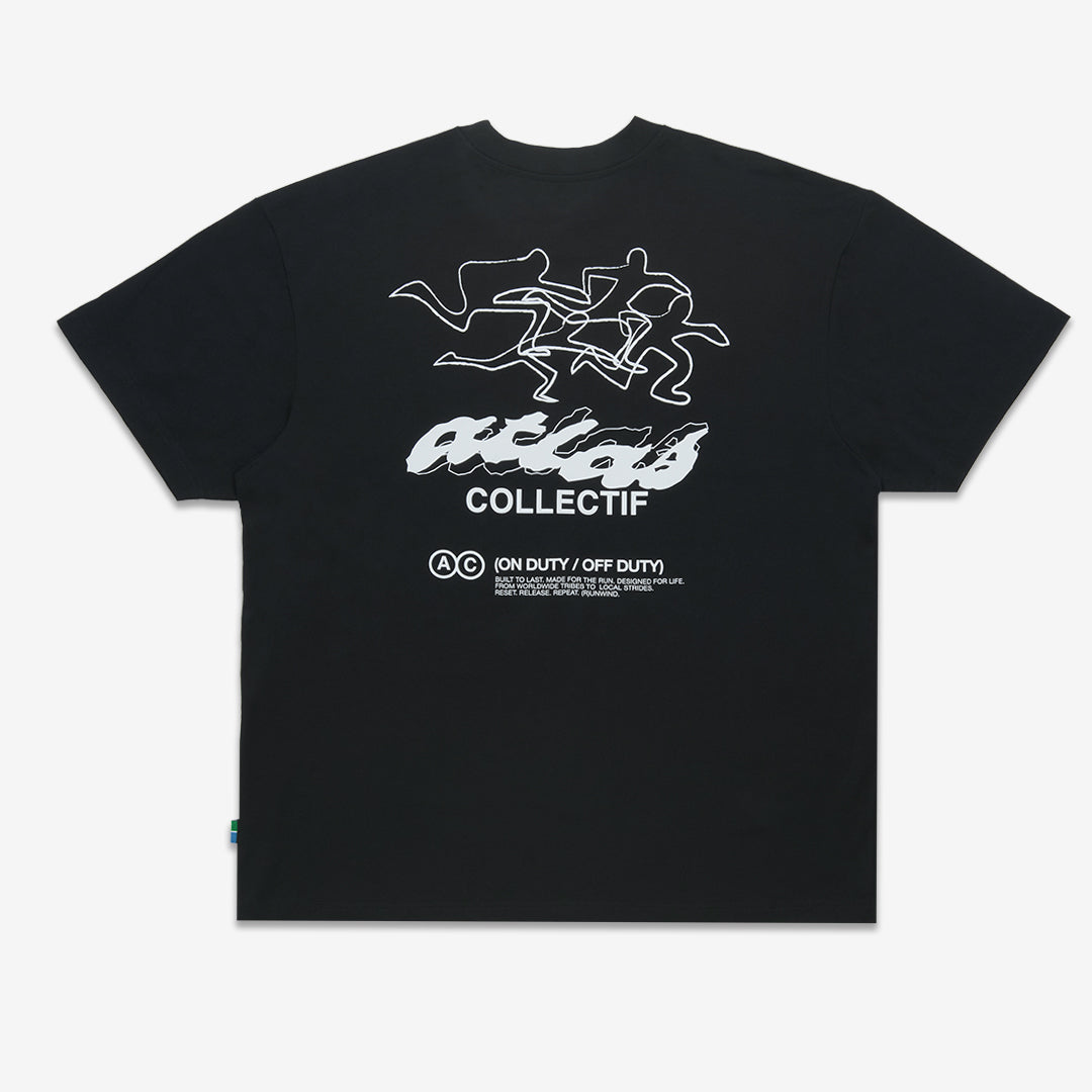 ACRC Hybrid Tee Black – Atlas Collectif