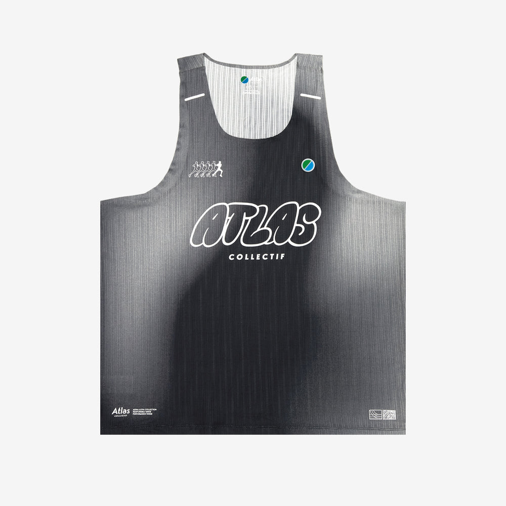 Aeria Ultra Race Singlet - Gradient Black