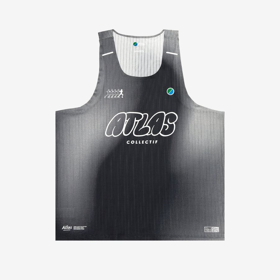 Aeria Ultra Race Singlet - Gradient Black