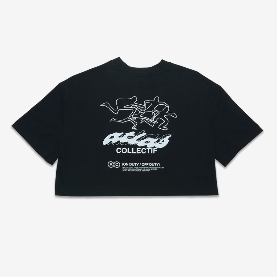 ACRC Hybrid Organic Cotton Crop Tee - Black