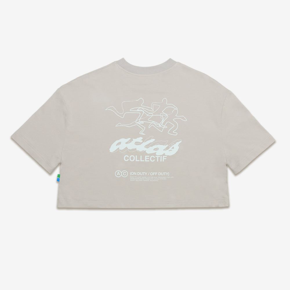 ACRC Hybrid Organic Cotton Crop Tee - Grey