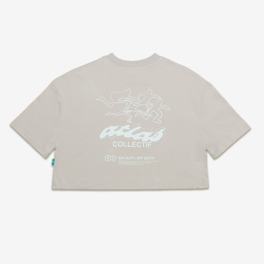 ACRC Hybrid Organic Cotton Crop Tee - Grey