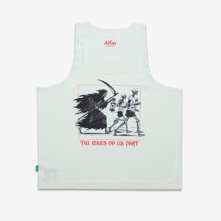 AC x Godspeed Aeria Ultra Race Singlet - White