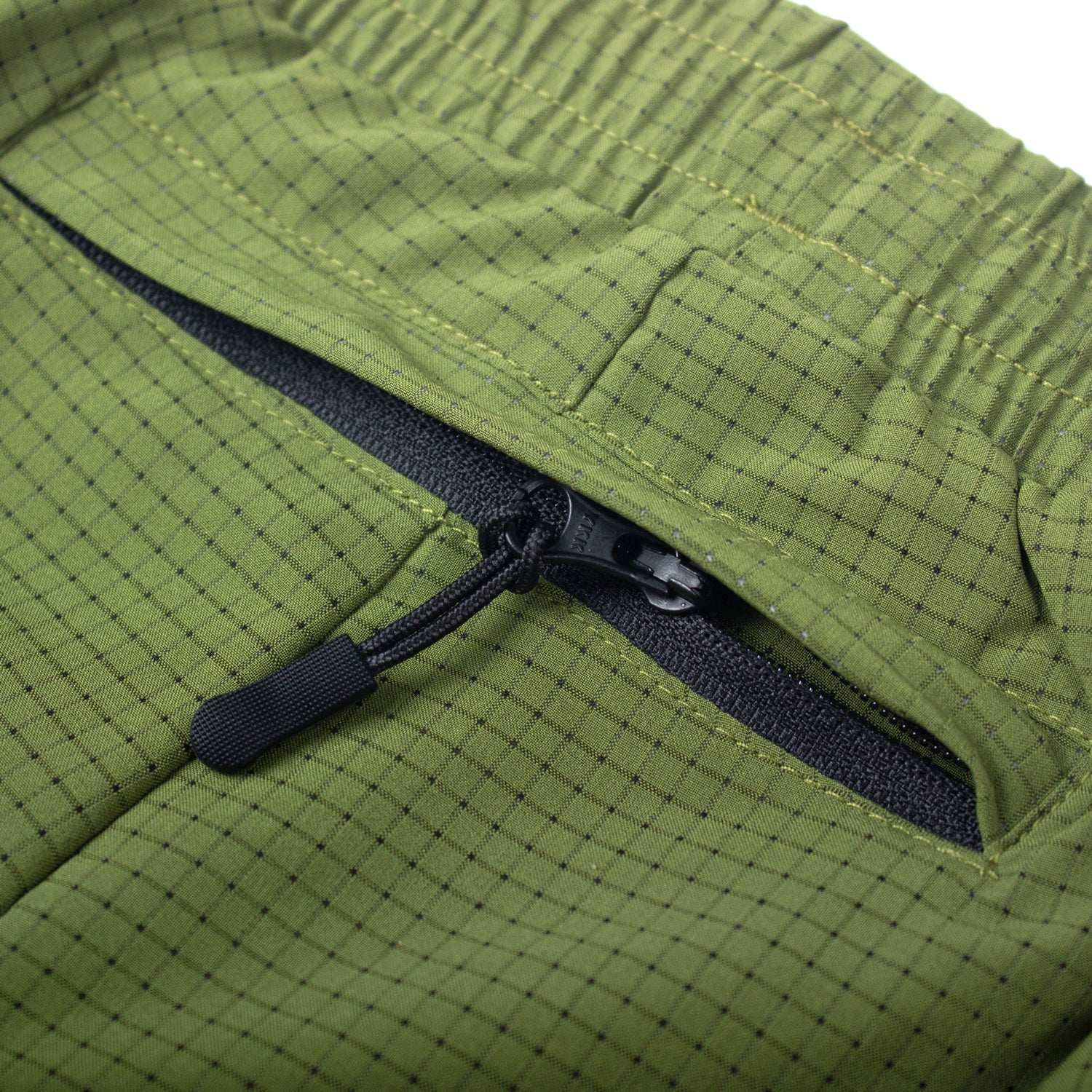 Performance 2 in 1 Running Shorts - Tight Fit - Olive Green