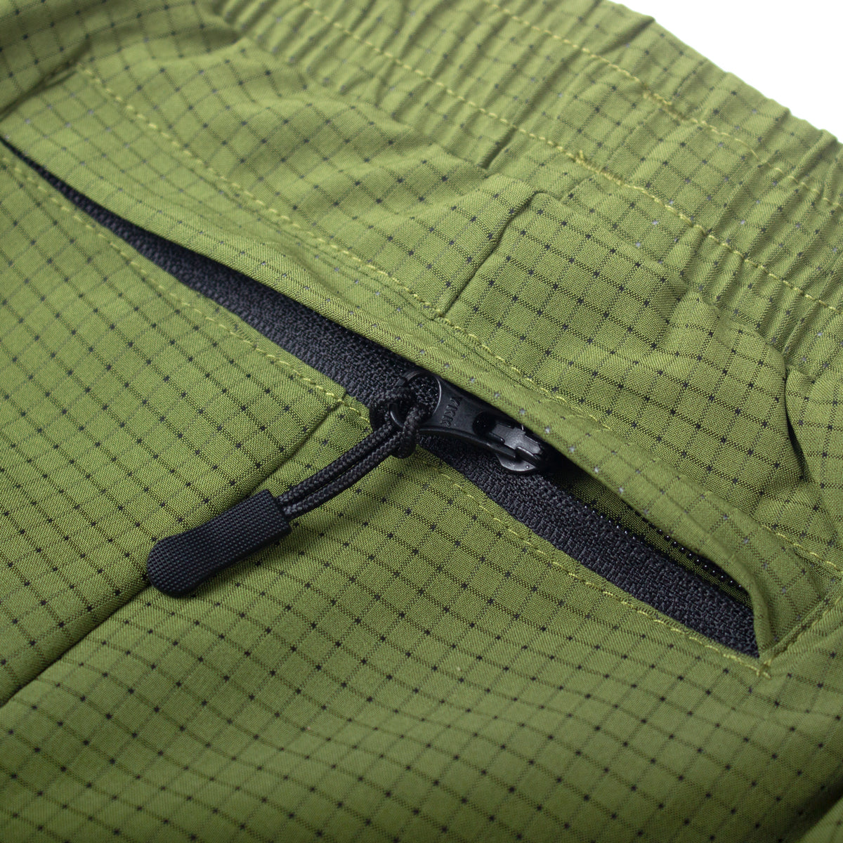 Performance 2 in 1 Running Shorts - Tight Fit - Olive Green