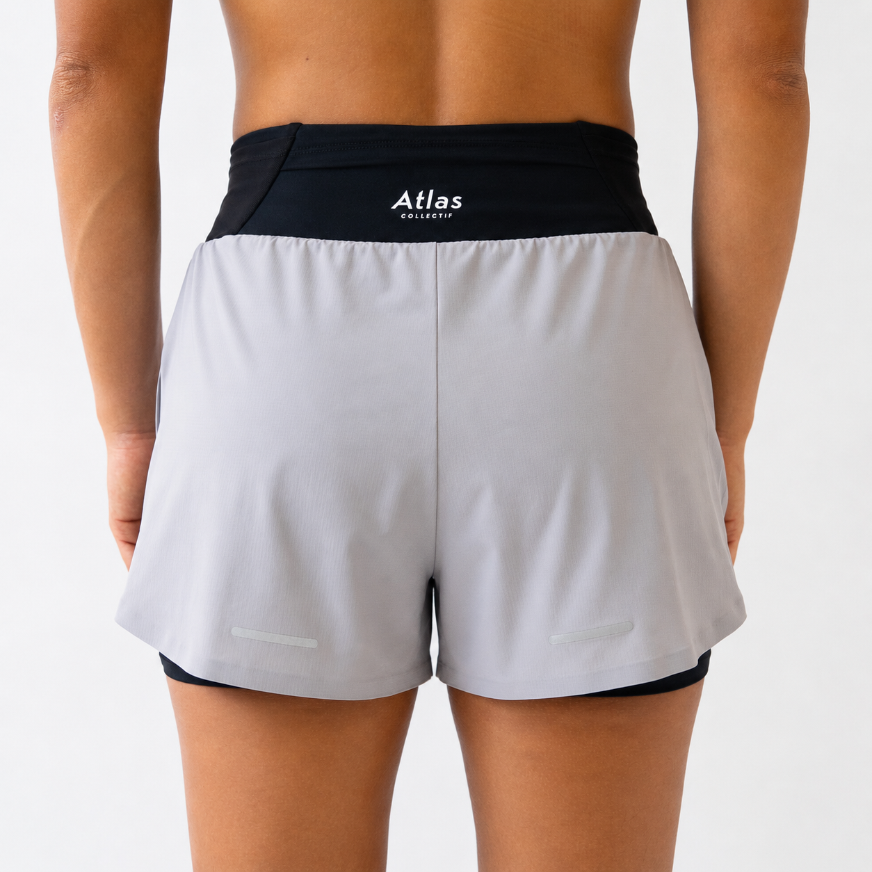 ACRC Hybrid WMNS 2 in 1 Shorts Grey