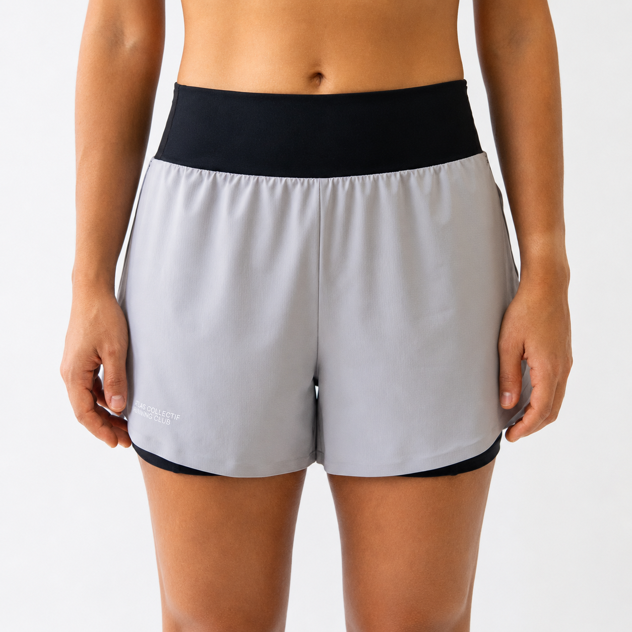 ACRC Hybrid WMNS 2 in 1 Shorts Grey
