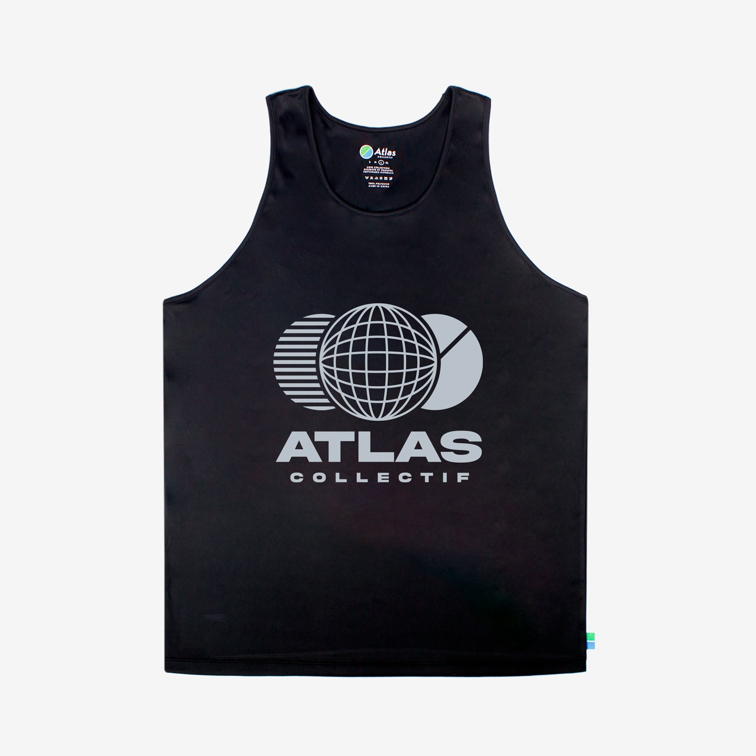 3M Reflective Globe Running Singlet Black