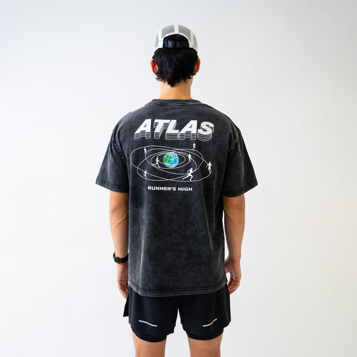 The Universe Organic Cotton Tee V2 - Washed Black