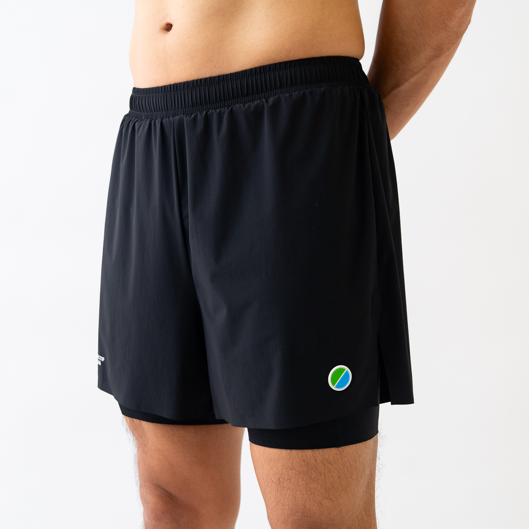 ACRC Hybrid 2 in 1 Shorts Black