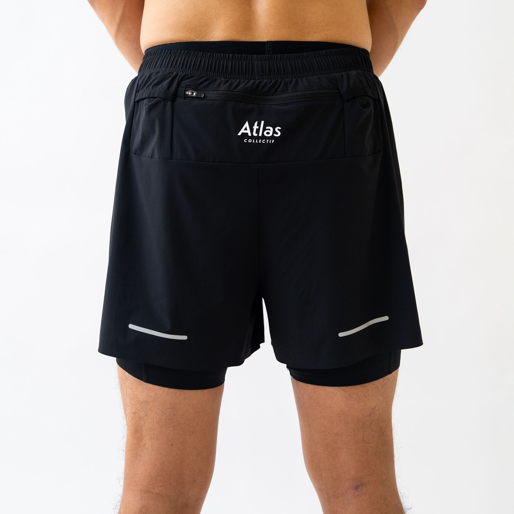 ACRC Hybrid 2 in 1 Shorts Black