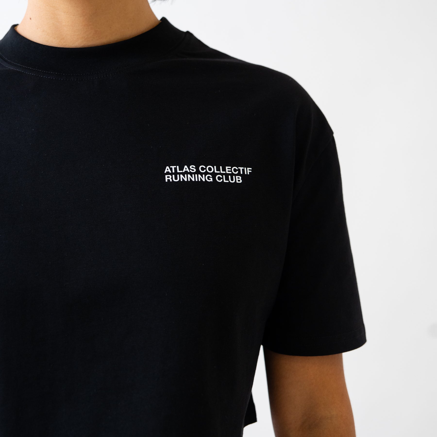 ACRC Hybrid Crop Tee Black