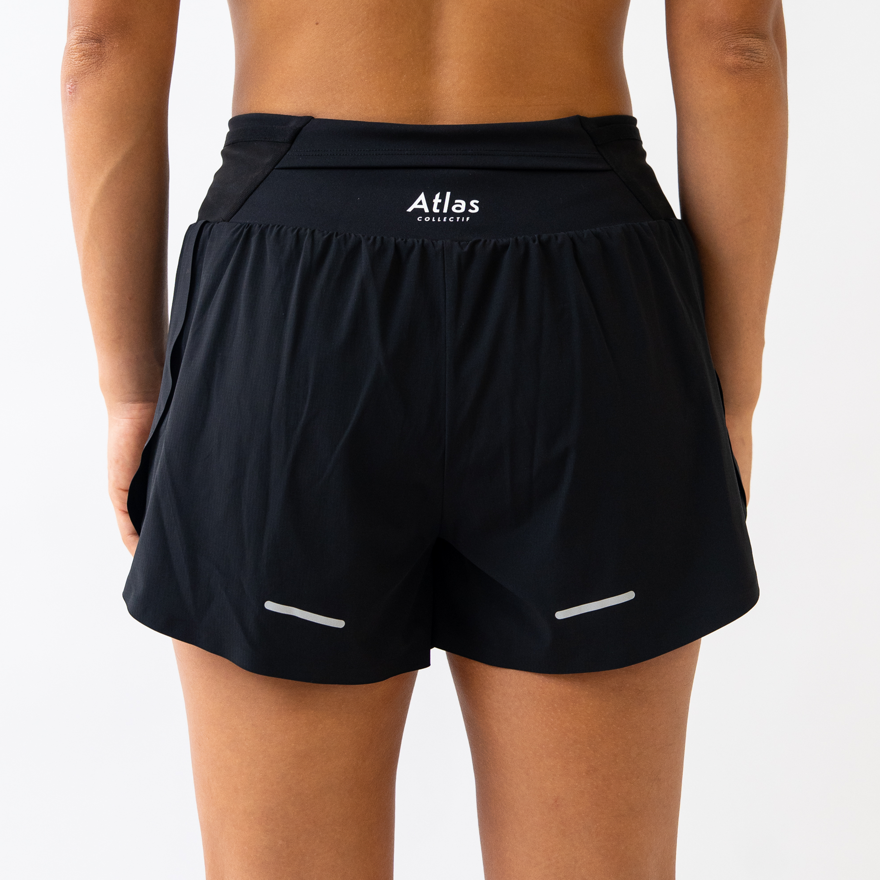 ACRC Hybrid WMNS 2 in 1 Shorts Black