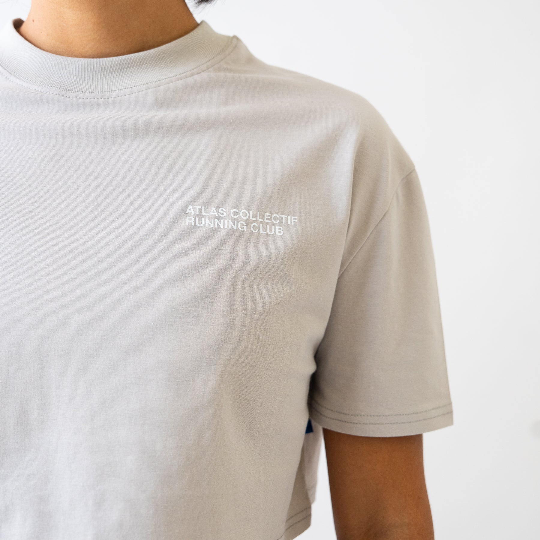 ACRC Hybrid Crop Tee Grey