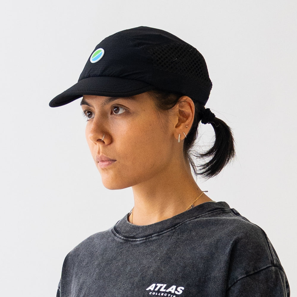 5P Race Core Run Cap - Black