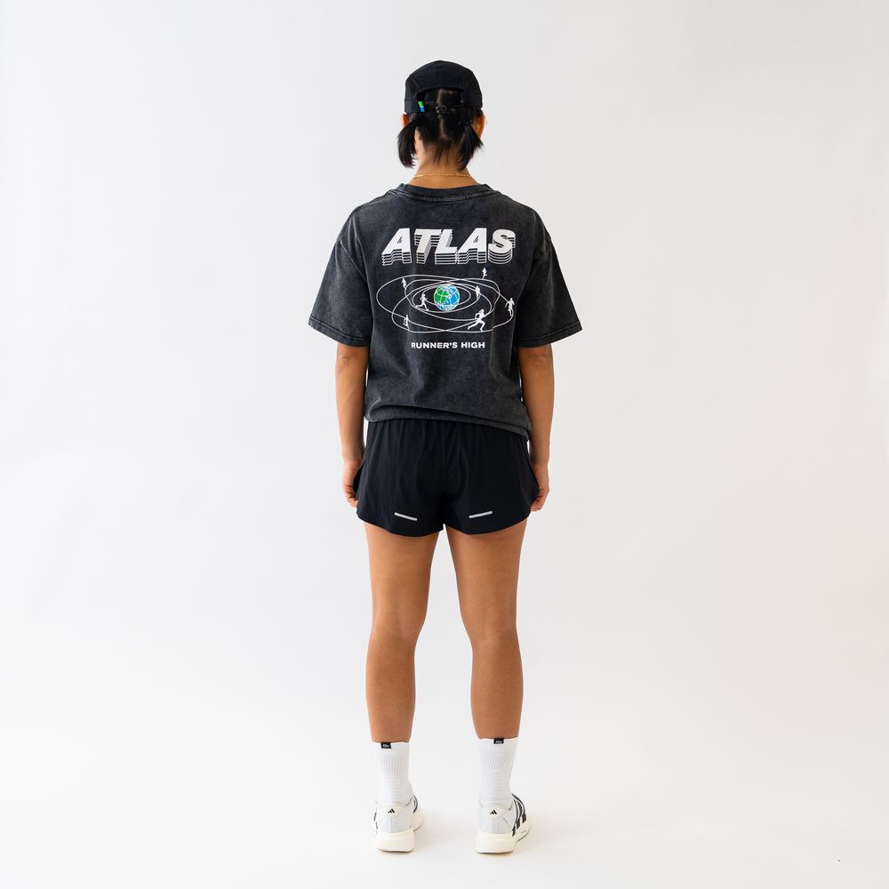 The Universe Organic Cotton Tee V2 - Washed Black