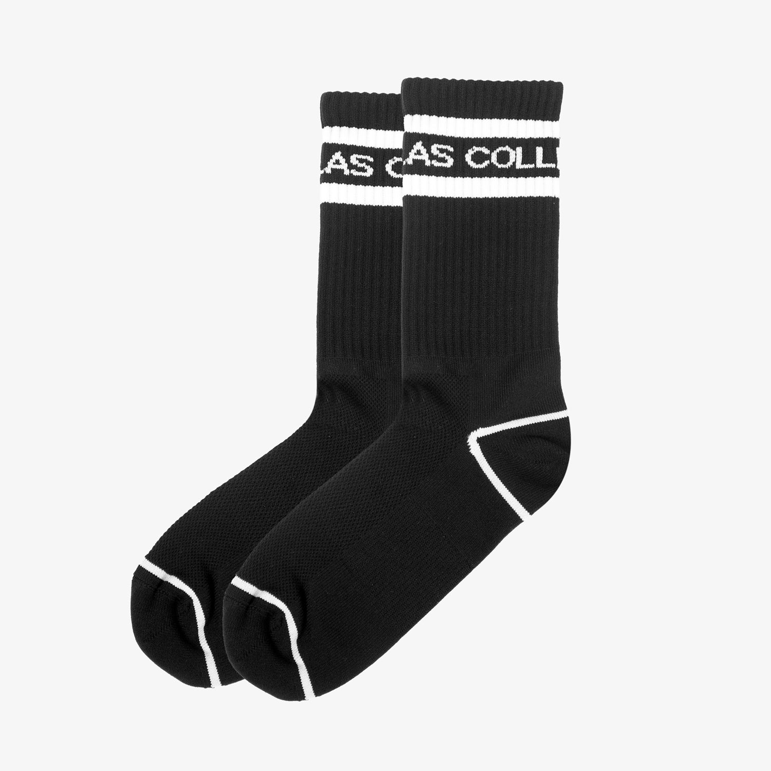 AC Striped Running Socks Black
