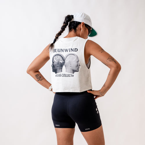 (R)unwind WMNS Crop Tank Grey